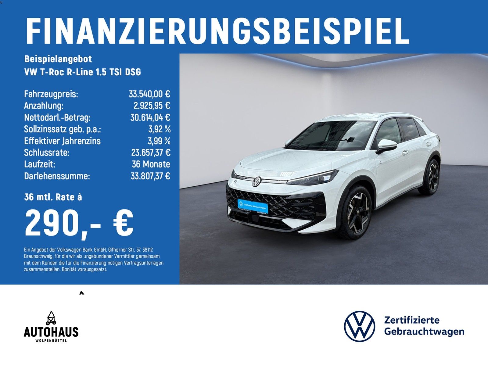 Volkswagen T-Roc R-Line 1.5 TSI DSG NEUES MODELL