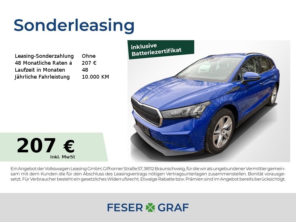 Skoda Enyaq iV 50 Loft Alu 19" CarPlay LED Navi RüKa