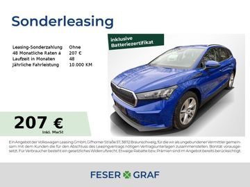 Skoda Leasingangebot: Skoda Enyaq iV 50 Loft Alu 19" CarPlay LED Navi RüKa