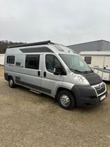 Pössl mit Festbett und Heckgarage - Heckgarage Wohnmobil oder -wagen Mit