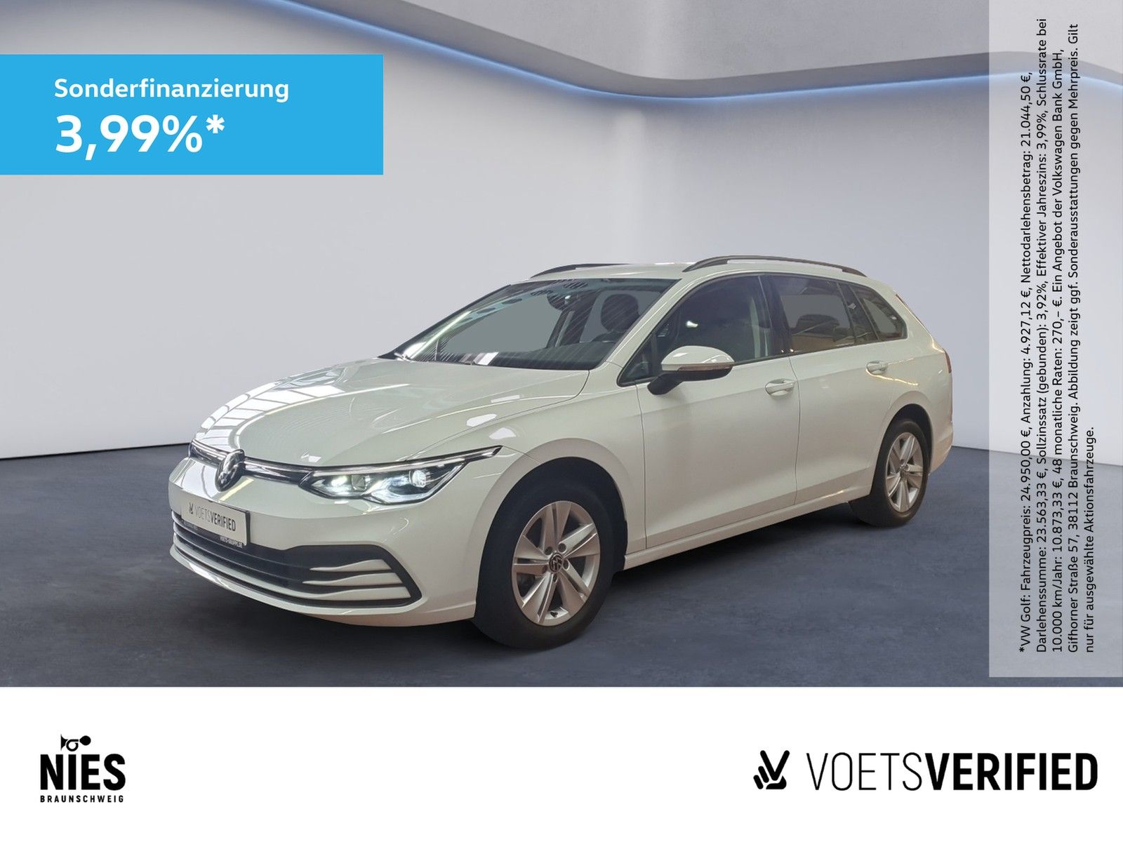Volkswagen Golf VIII Variant Life 1.5 eTSI DSG LED+RearView