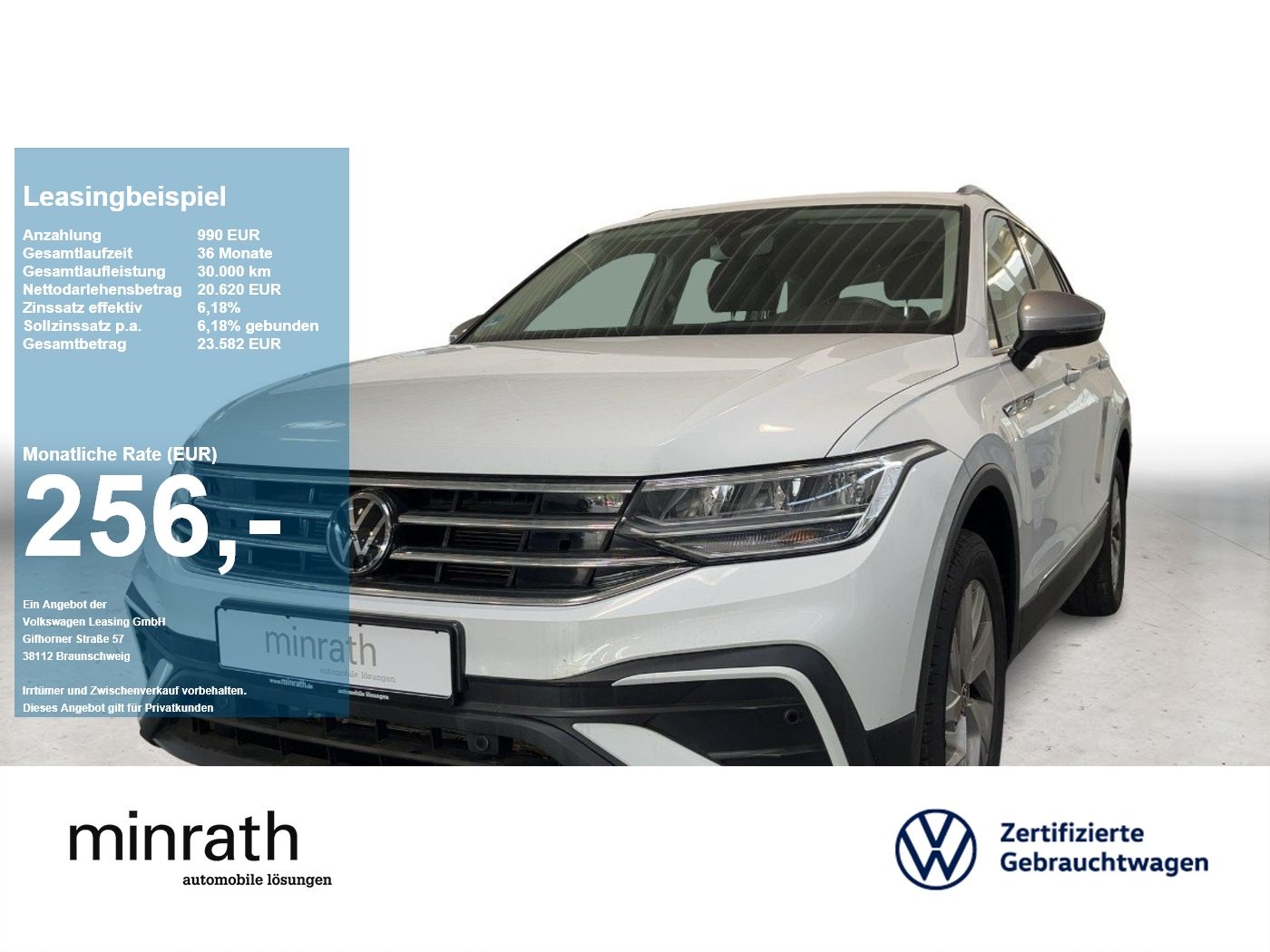 VW Tiguan Allspace Life 1.5 TSI AHK+ACC+LED+NAVI+PD