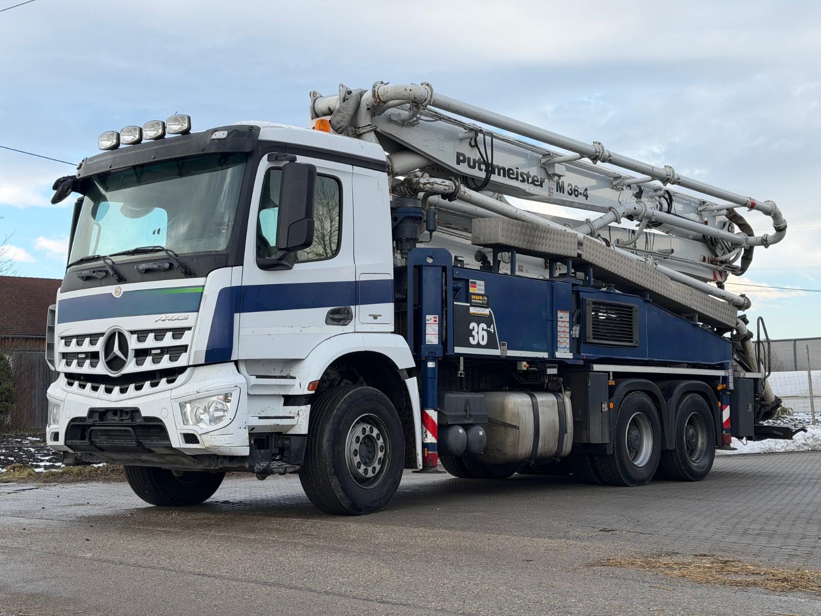 Mercedes-Benz Arocs 2836 BSF 36m./4-16 HLS;GERMAN;6x4;LIKE NEW