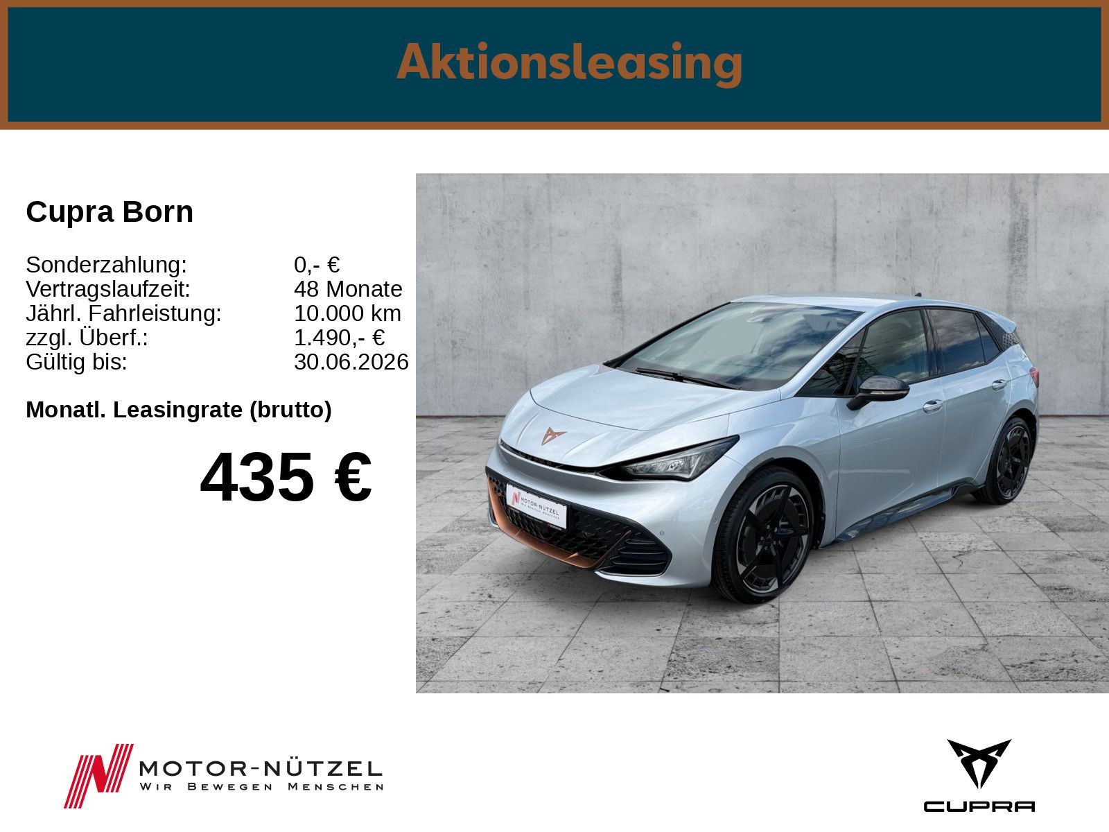 Cupra Born Edition Dynamic 231 PS 79 kWh
