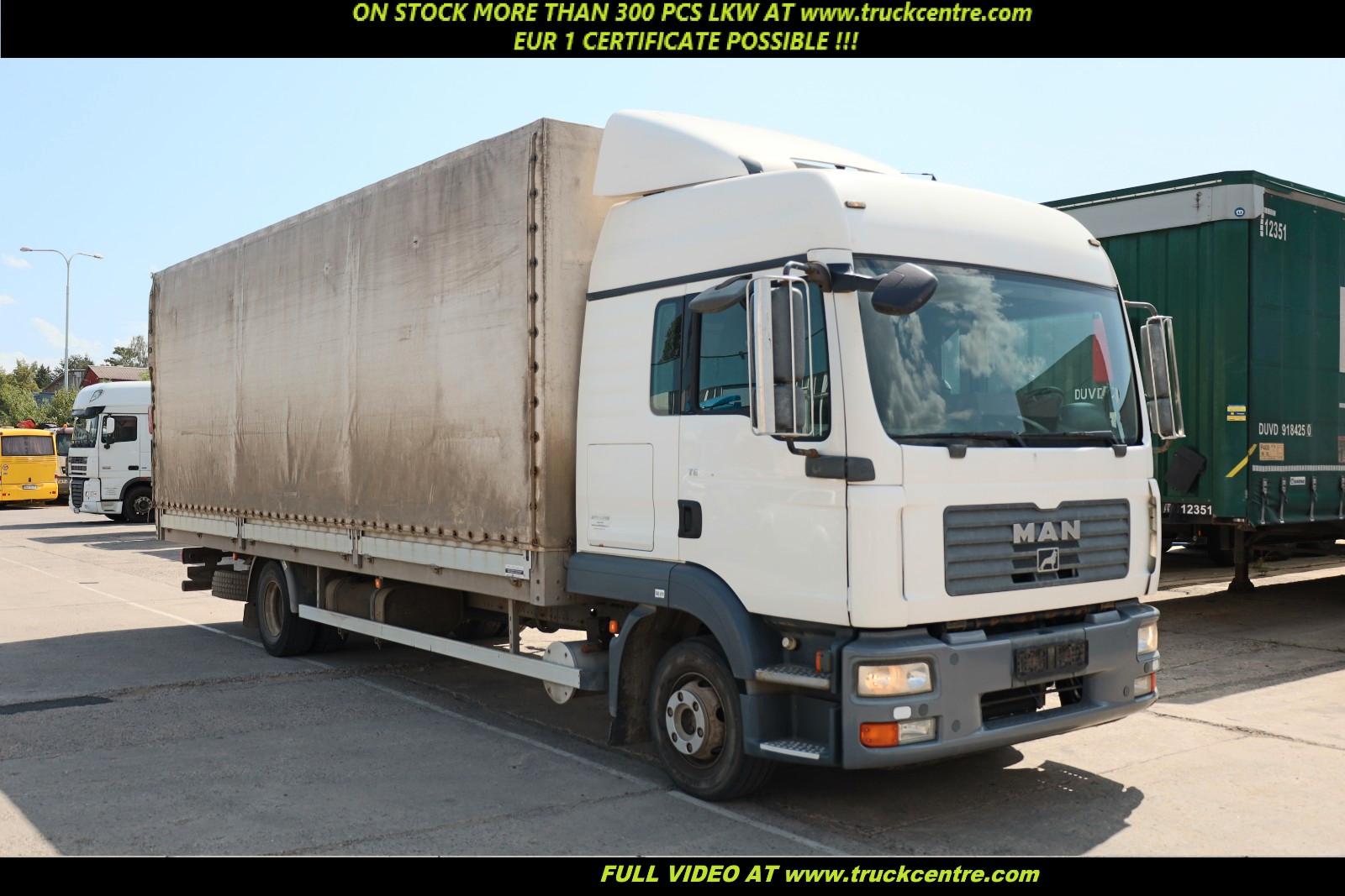 MAN TGL 12.210, SLEEPING STRUCTURE, 18 PALLETS