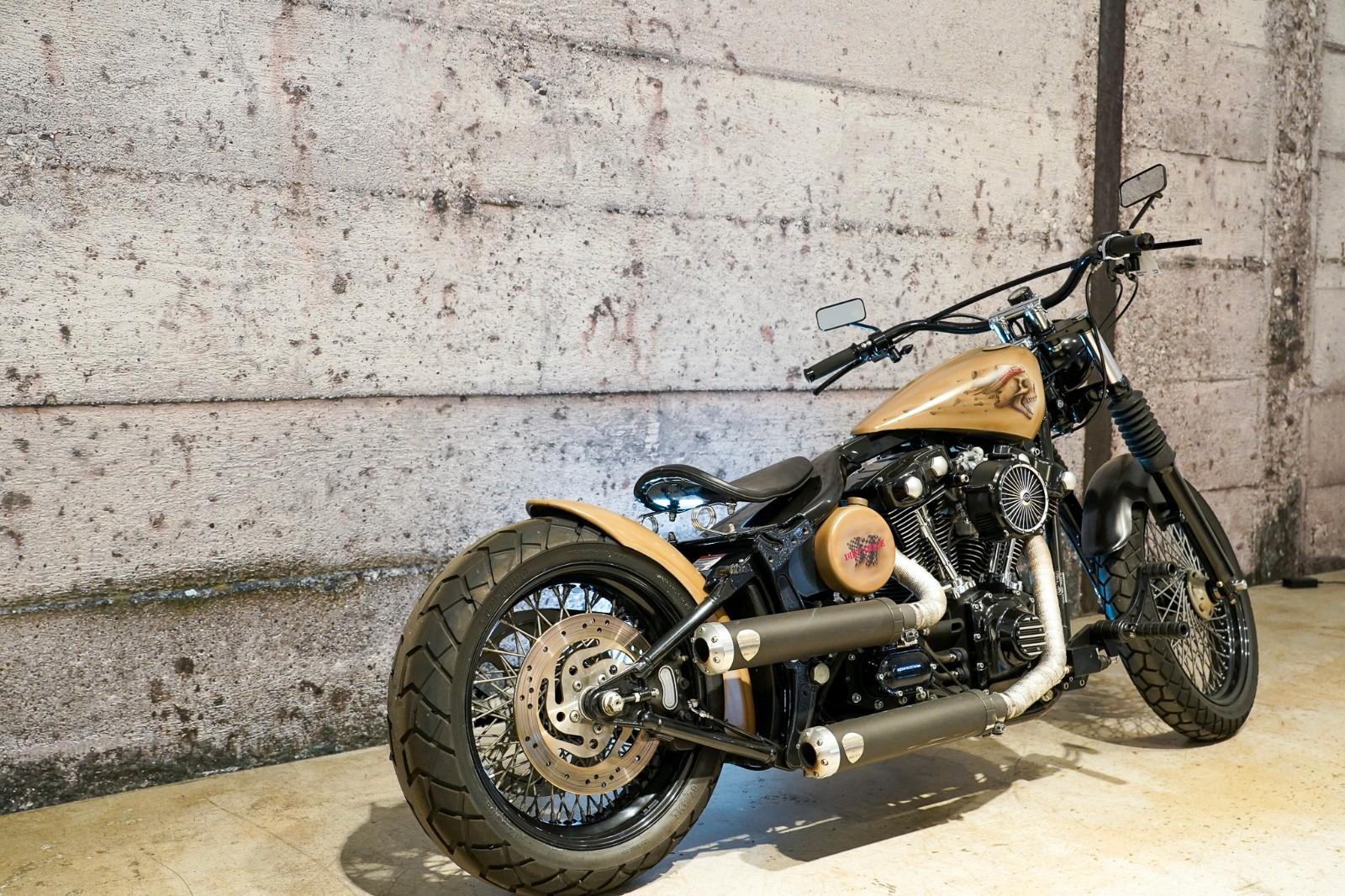 Harley-Davidson FLSTFB Softail Fat Boy Bobber Custom