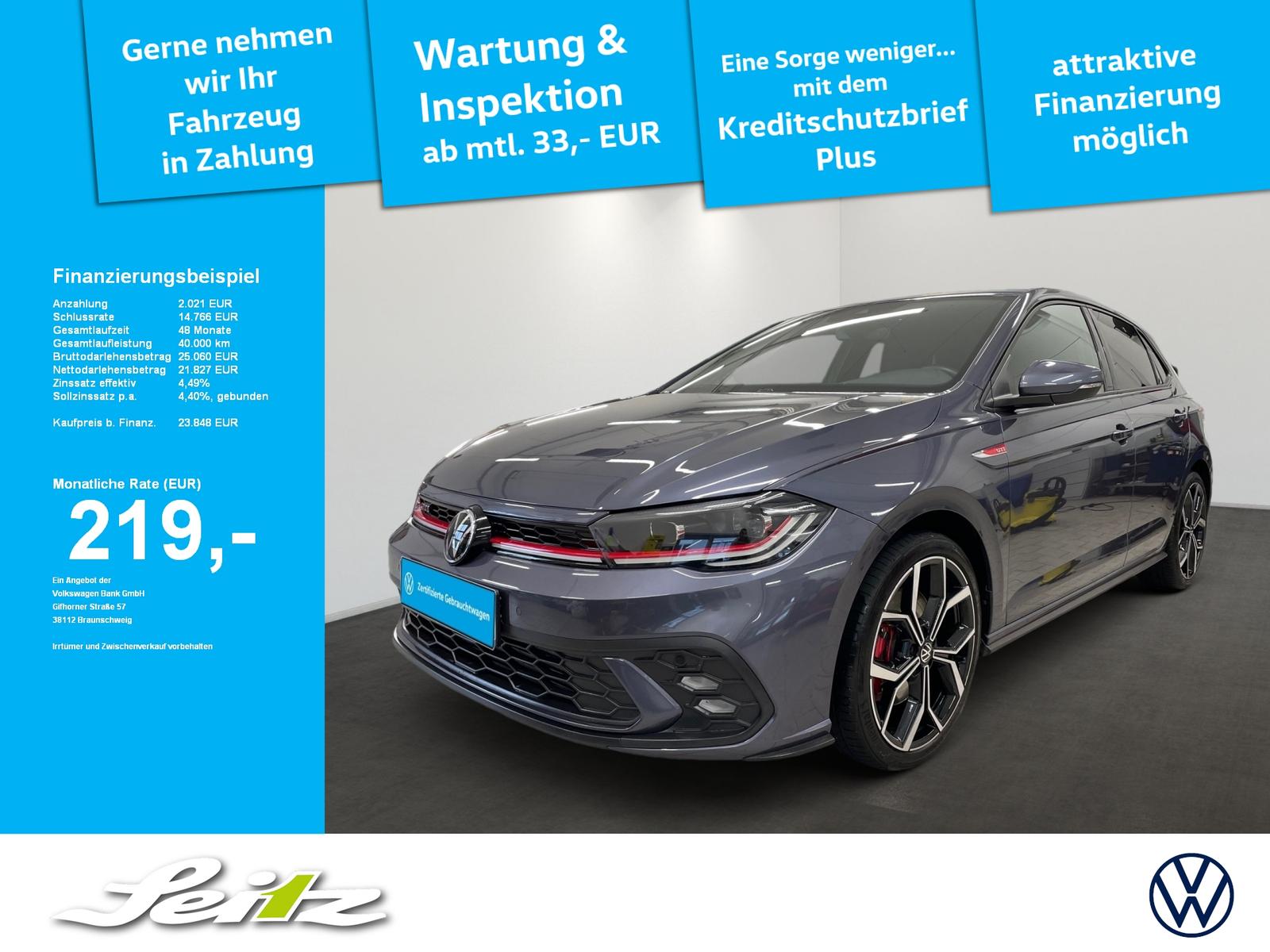 Volkswagen Polo VI 2.0 TSI GTI *MATRIX*NAVI*PARKSENSOR*