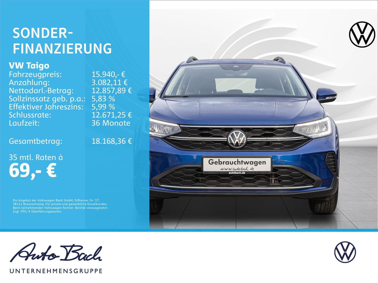 Volkswagen Taigo 1.0 TSI "Life" Navi LED Digital Cockpit EP, миниатюра 2
