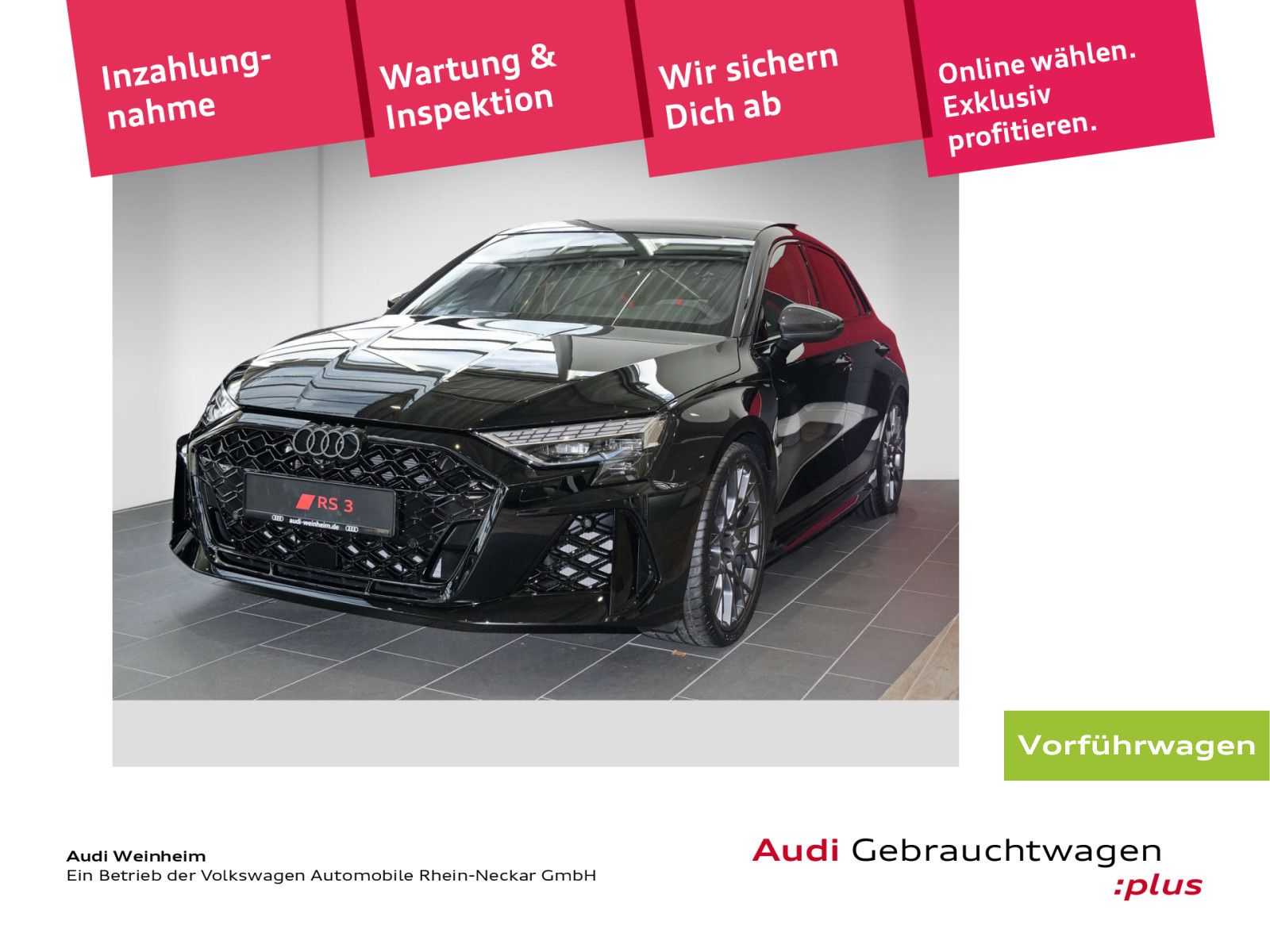 Audi RS 3 Sportback S-tronic quattro NAVI LED-Matrix