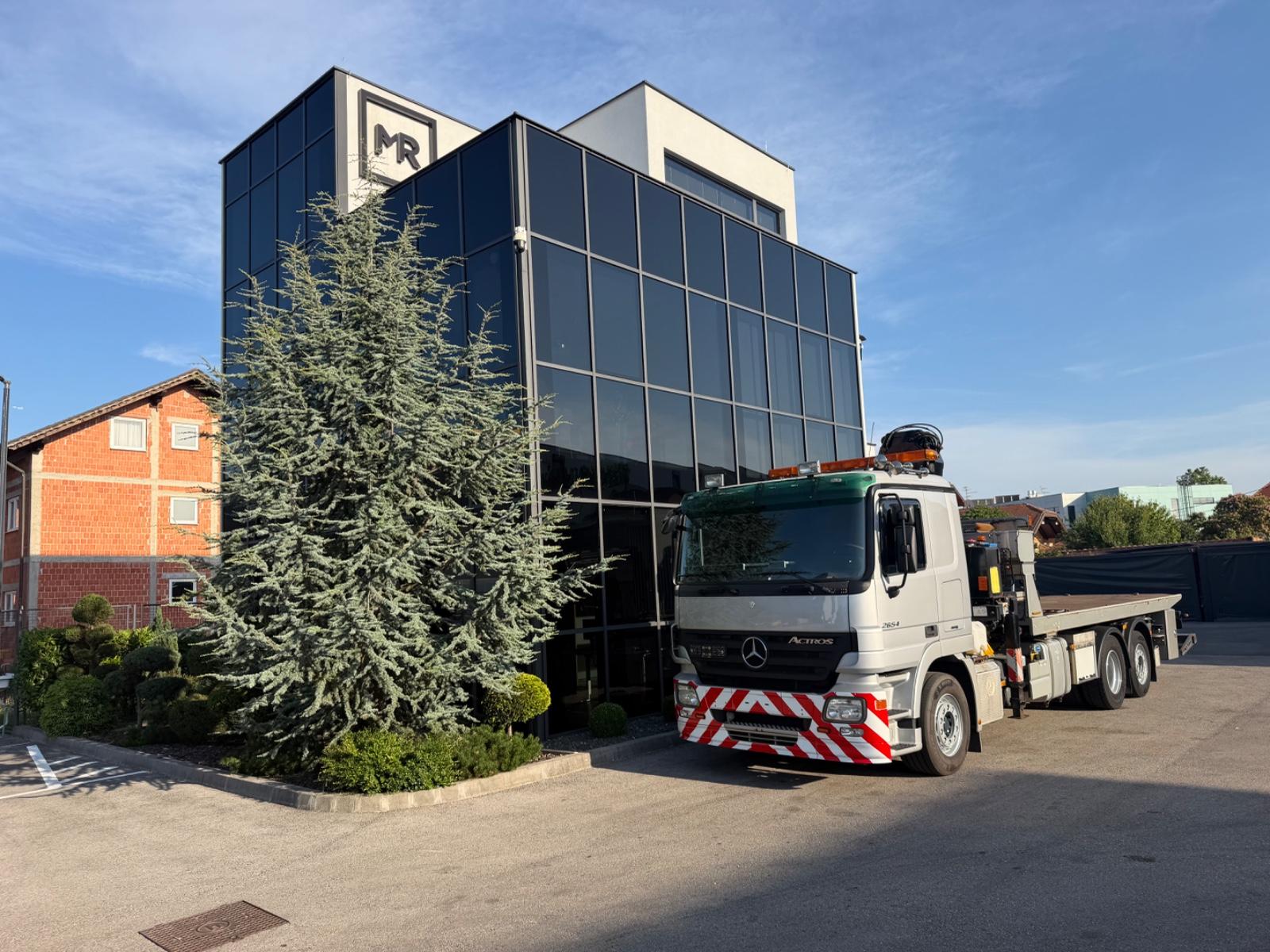 Mercedes-Benz ACTROS 2646 6x2 Kran/Hydro Plaetao/Brille 10 t