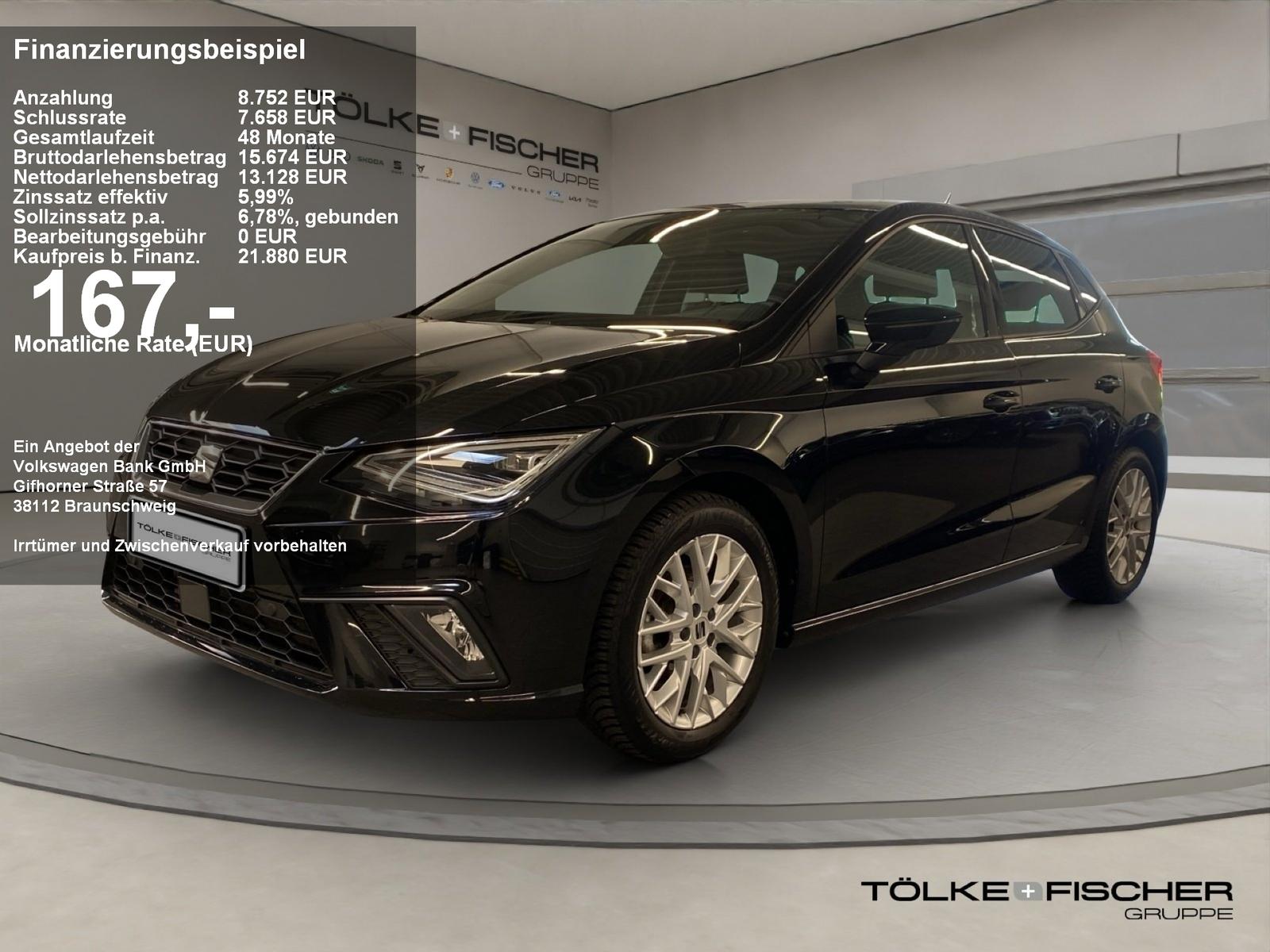 Seat Ibiza 1.0 TSI FR ACC AUT Kam. Navi Sportp. LED