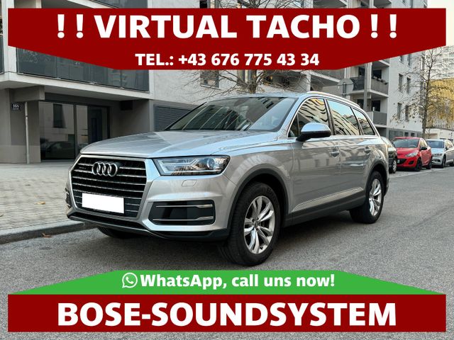 Audi Q7 3.0 TDI QUATTRO | VIRTUAL TACHO | BOSE | AHK