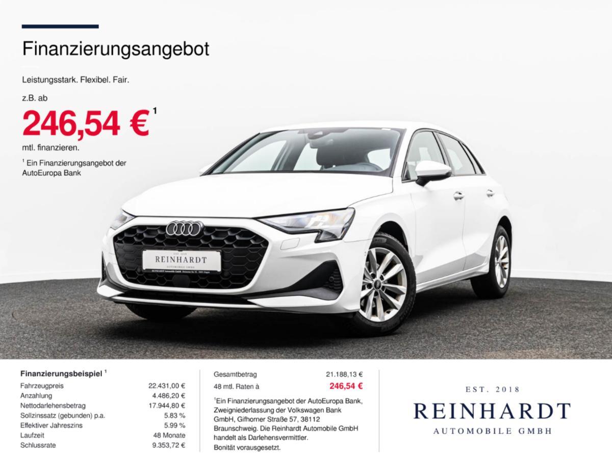 Audi A3 SPORTBACK 30TFSi LED/TEMPO./CARPLAY/SHZ./DAB
