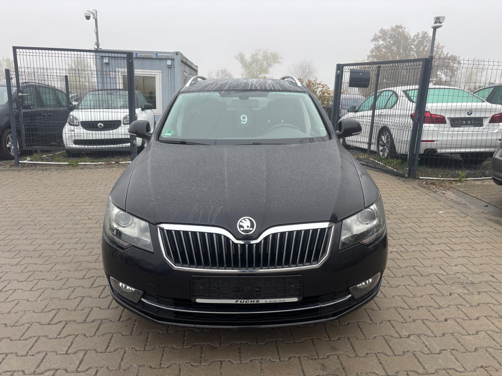 Skoda Superb 2015 — rear view
