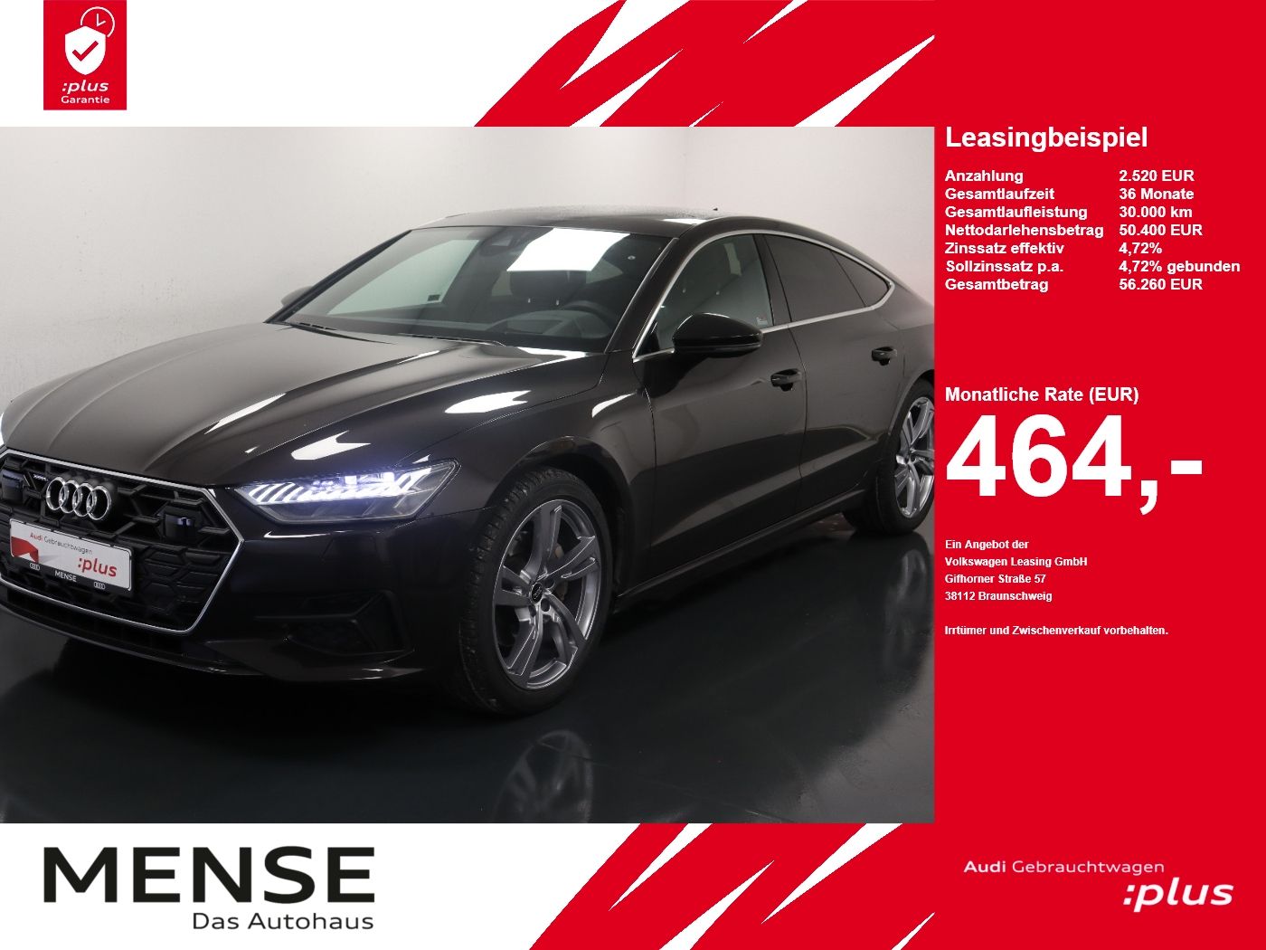 Audi A7 Sportback 45 TDI quattro S tronic Matrix|AHK