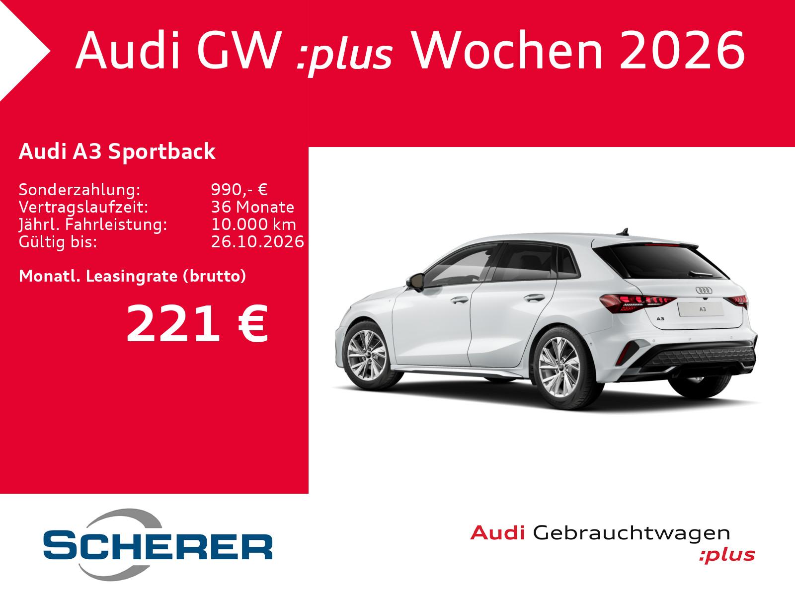 Audi A3 Sportback TFSI S line S tronic SONOS HUD KAME, миниатюра 5