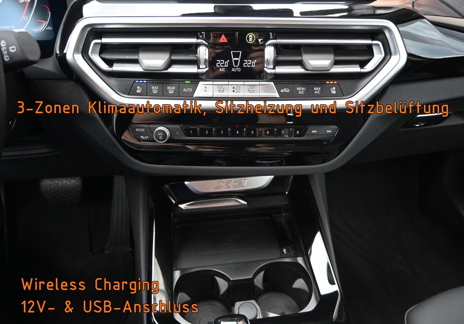 Fahrzeugabbildung BMW X3 xDr.20d °AHK°HUD°MEMO°SITZKLIMA°STANDHZG°360°