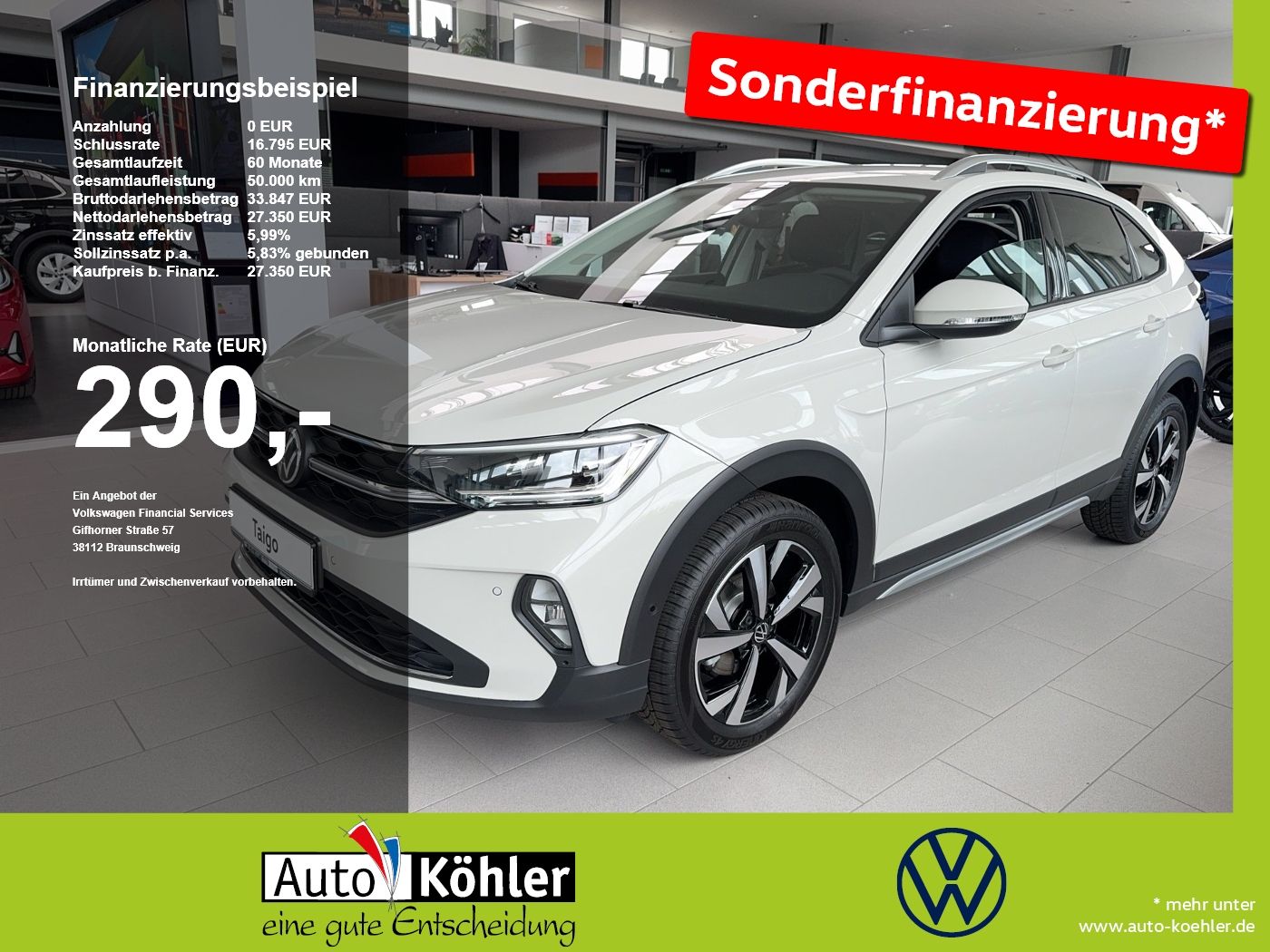 Volkswagen Taigo Style AHK/CarPlay/Kamera/Matrix/ACC/AHK