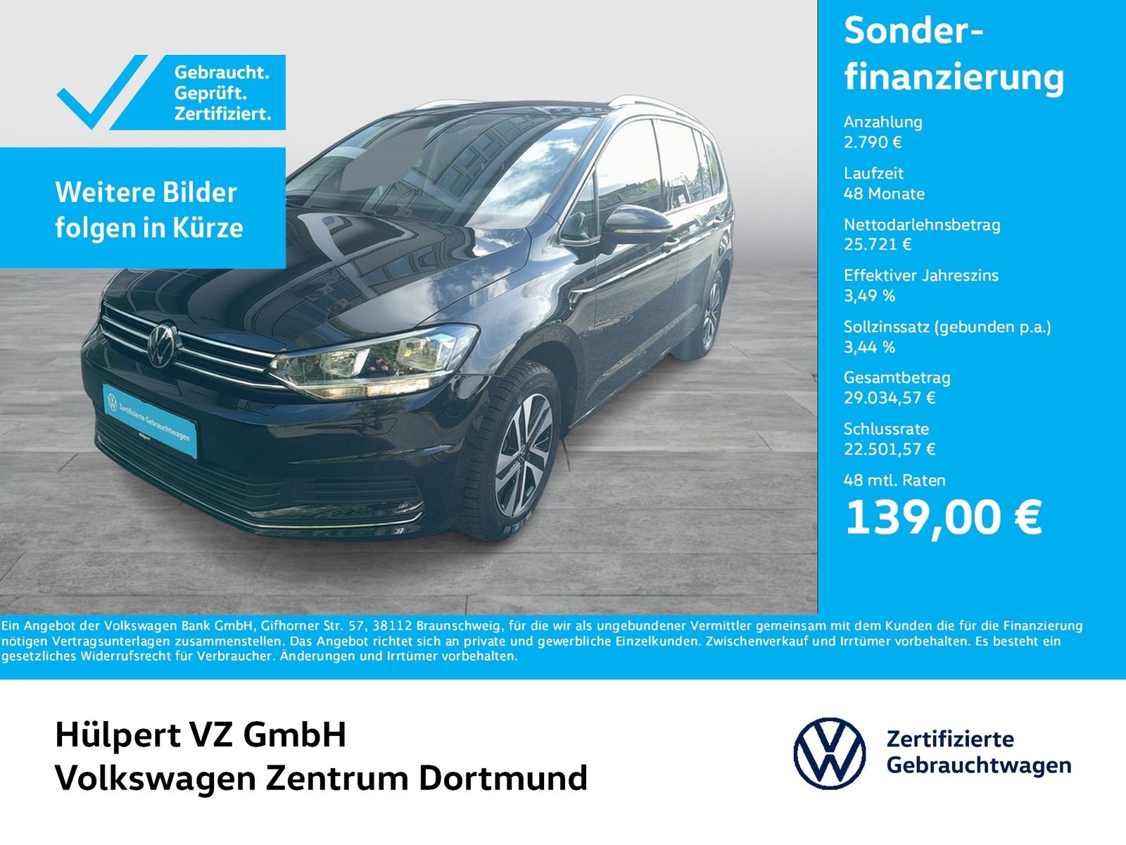 Volkswagen Touran 1.5 ENERGY 7SITZE CAM ACC E-KLAPPE NAVI foto 1