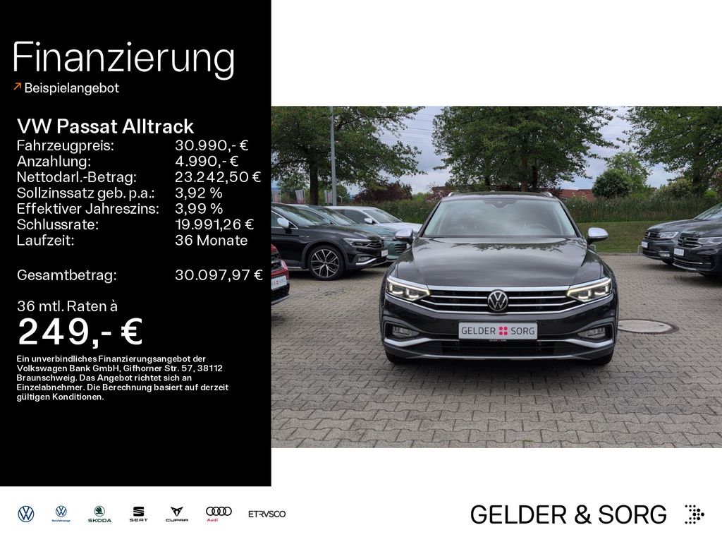 Volkswagen Passat Alltrack 2.0 TDI 4M*RFK*Matrix*AHK*H&K
