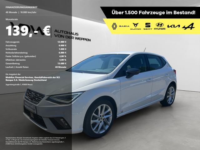 SEAT Ibiza FR 1.0 TGI PDC,Kamera,SHZ Klima Navi