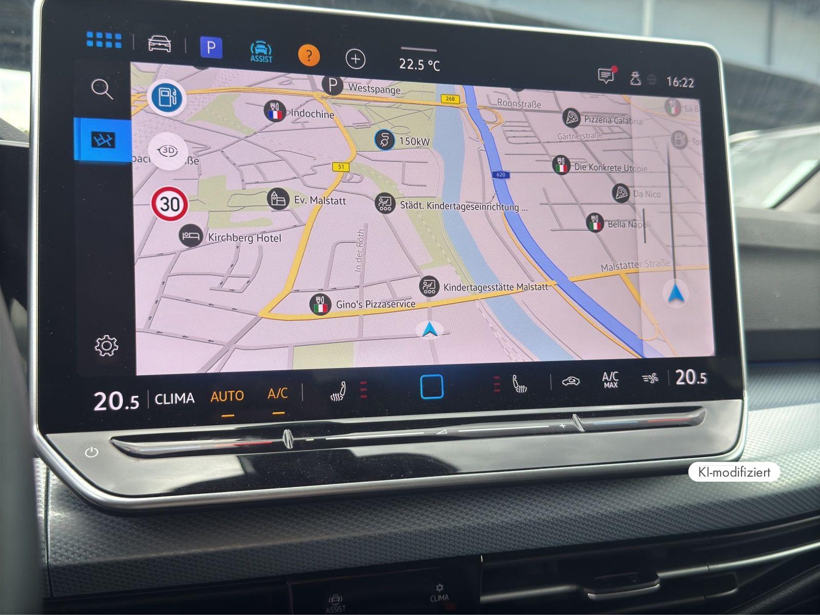 Volkswagen Golf VIII GOAL 1.5 eTSI DSG IQ.LIGHT NAVI AHK RE, миниатюра 23