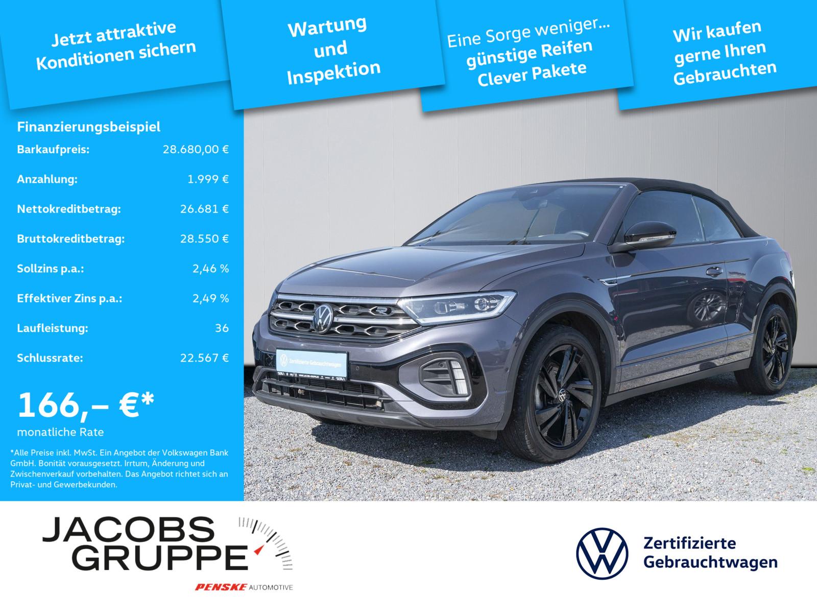 Volkswagen T-Roc Cabriolet 1.5 TSI R-Line Black Style/AHK/I