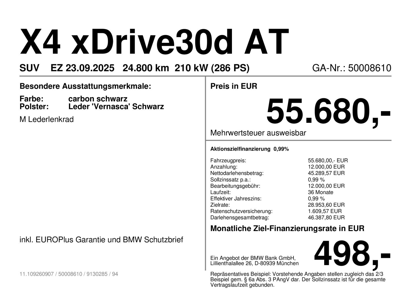 BMW X4 xDrive30d AT Navi Leder Tempom.aktiv imagem 2