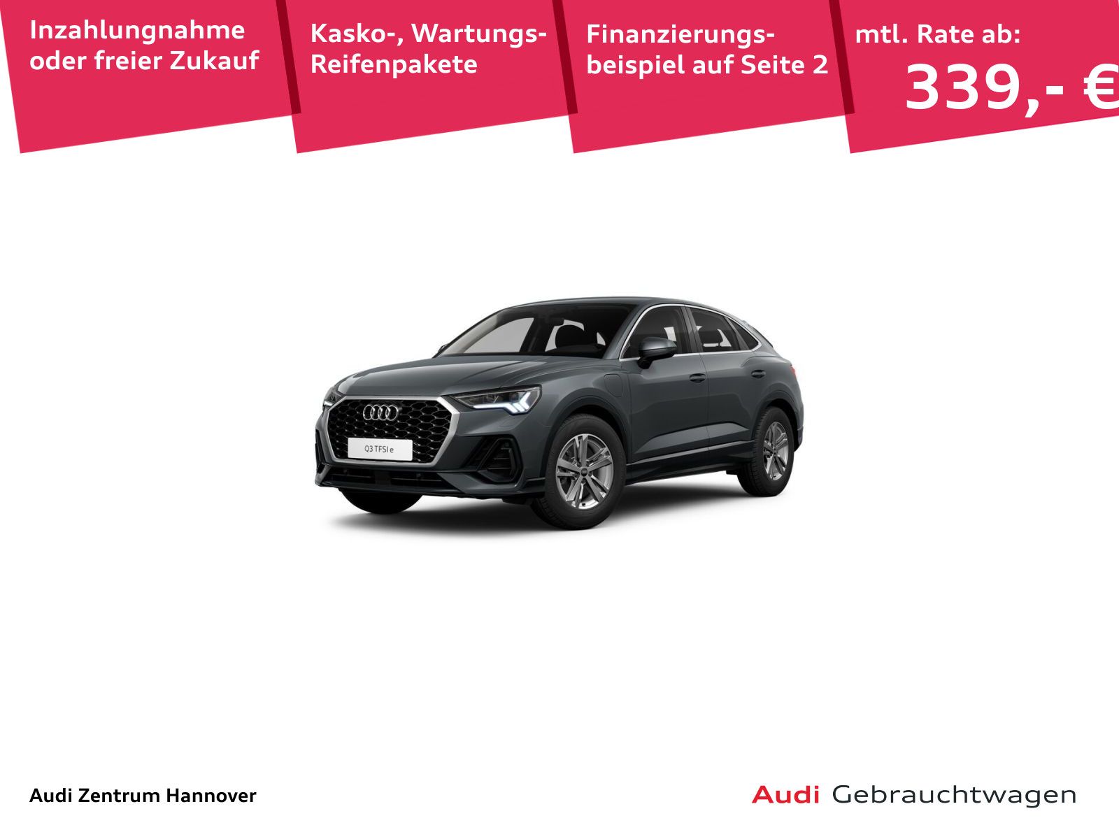 Audi Q3 Sportback 45 TFSI e Matrix Kamera Navi virtua