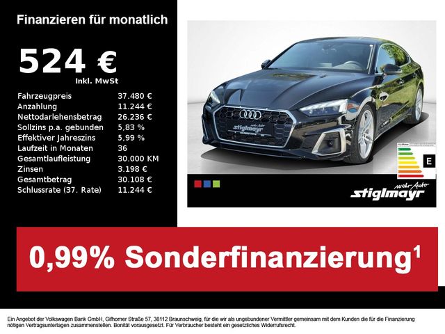 Audi A5 Sportback S line 40 TDI S-tronic Alu-19` AHK