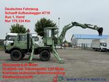 Unimog U427/10 Schaeff Mobilbagger AT 16 NUR 175 TKM - Unimog 427