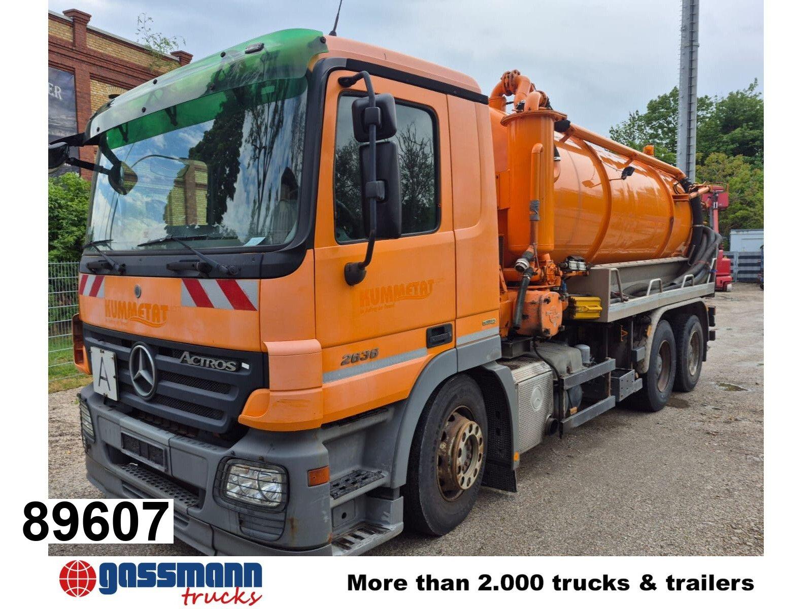 Mercedes-Benz Actros 2636 6x4, Tollense Saugwagen ca. 13m³