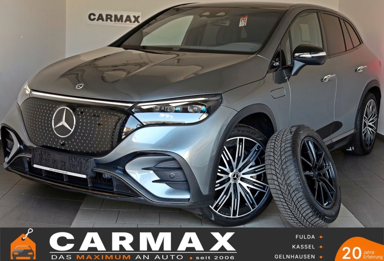 Fahrzeugabbildung Mercedes-Benz EQE 500 SUV 4M AMG Panorama,HUD,Wärmepumpe,360°K