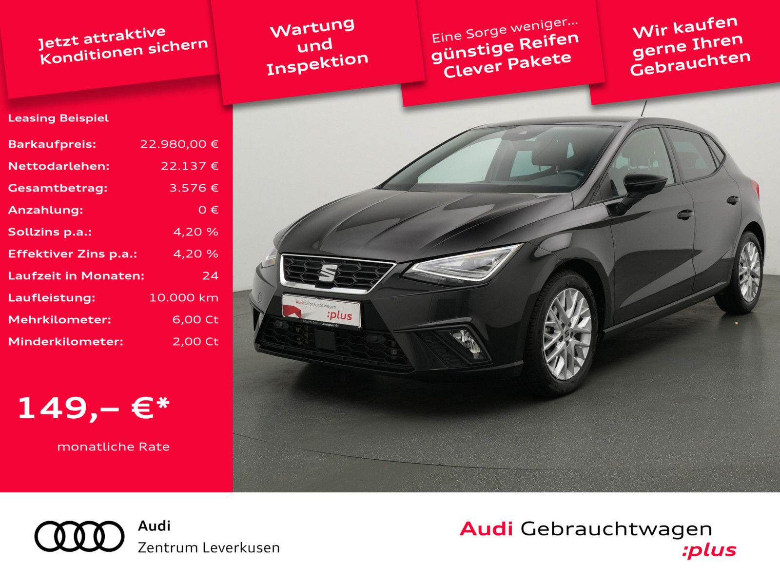Seat Ibiza FR DSG NAVI VIRT KAM KEYLESS LED SHZ PDC