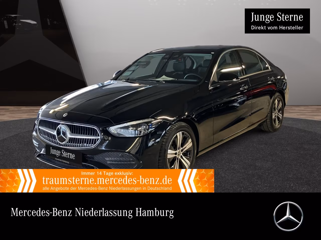 Mercedes-Benz C 300 d 4M Avantgarde/Pano/AHK/Burmester/Fahrass