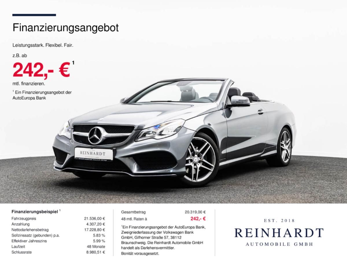 Mercedes-Benz E 200 CGi CABRIO AMG LINE