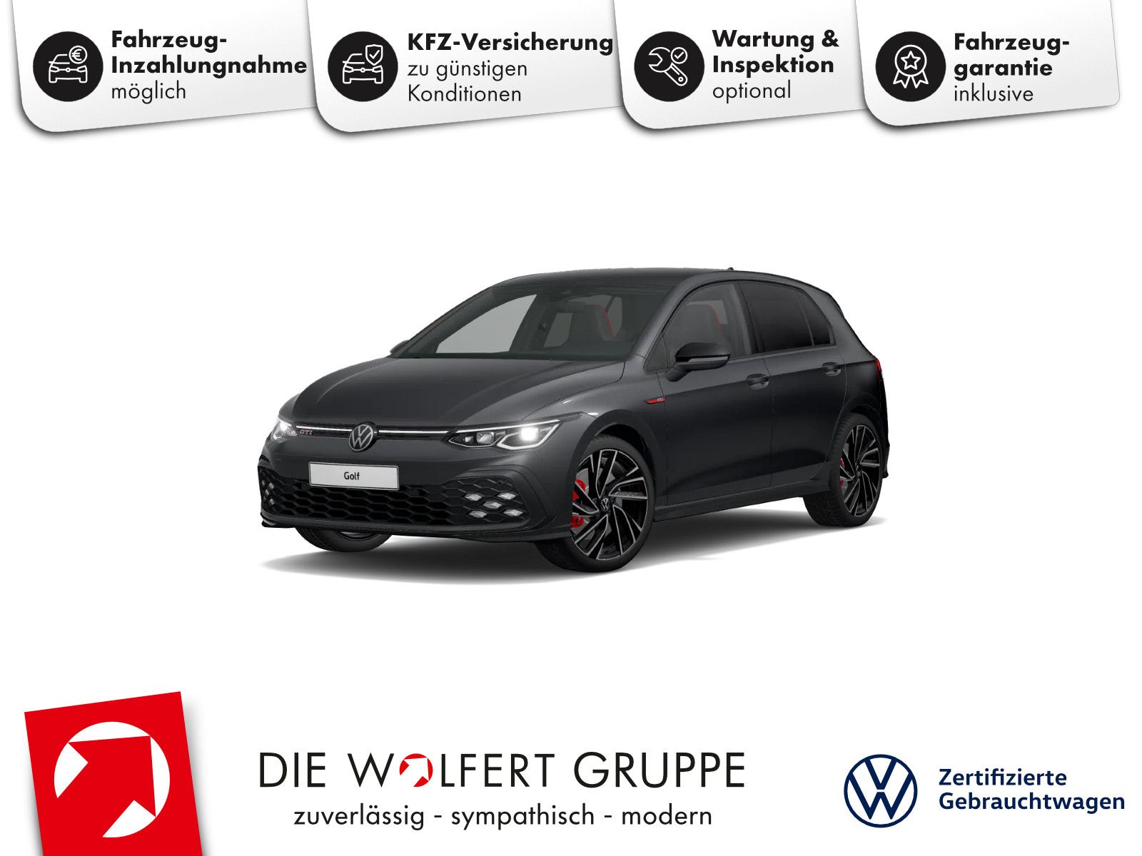 Volkswagen Golf GTI 2.0 TSI DSG RFK ACC BLACK NAVI CARPLAY