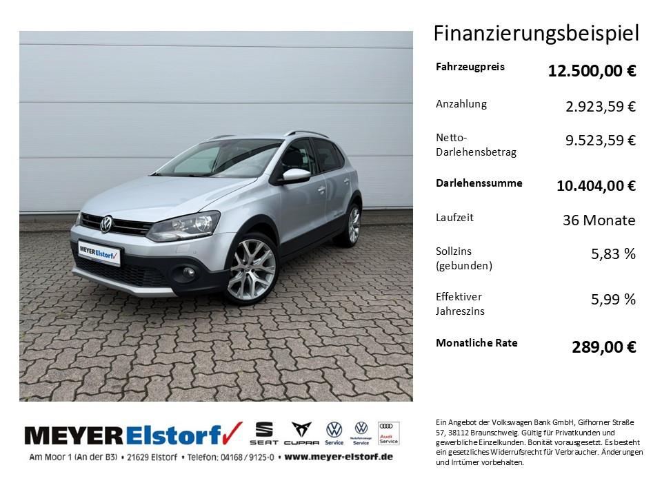 Volkswagen CrossPolo 1.2 TSI DSG Klima Einparkhilfe v+h