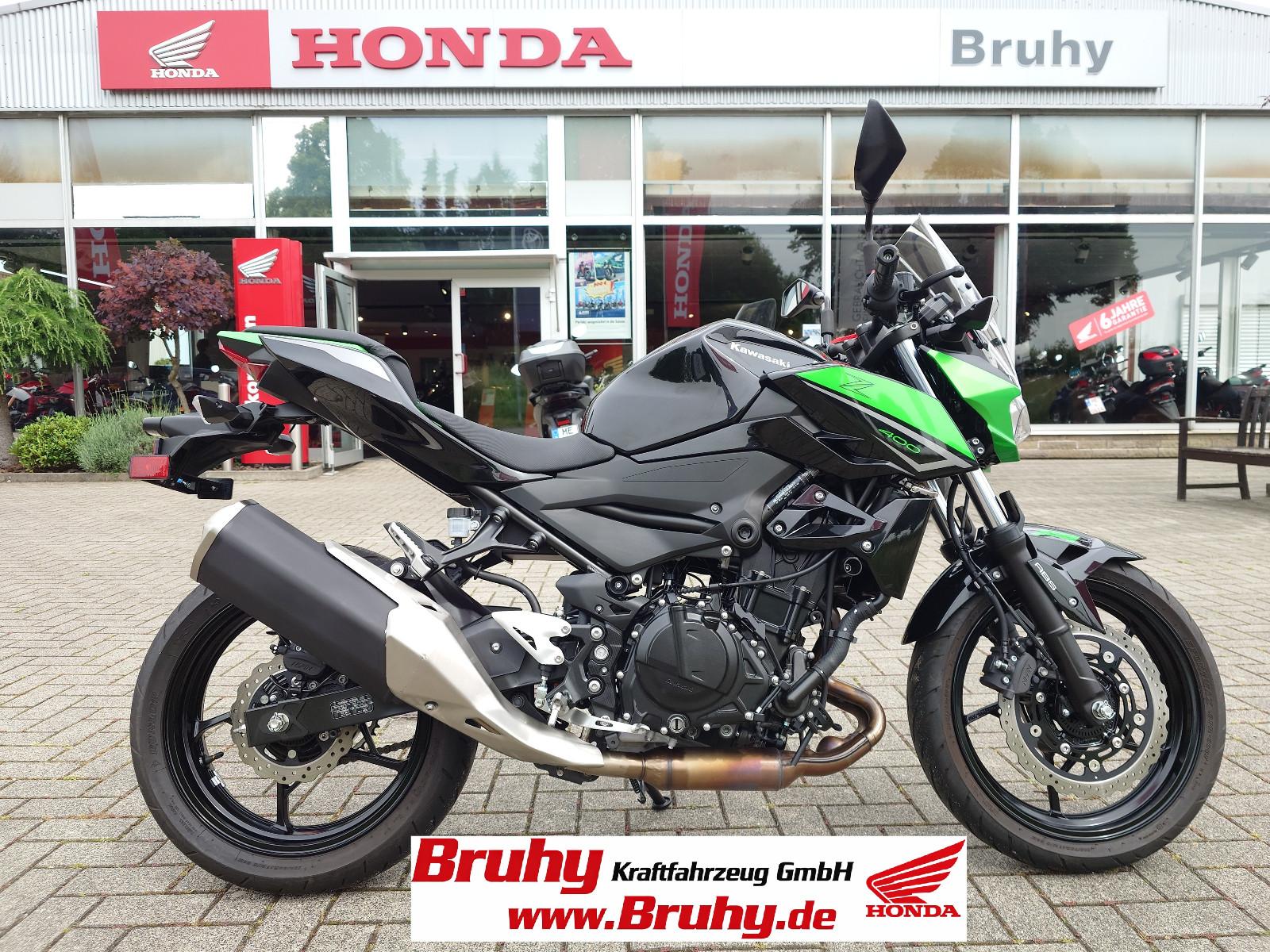 Kawasaki Z400 *Puig Windschild*schwarz*LED*ABS*