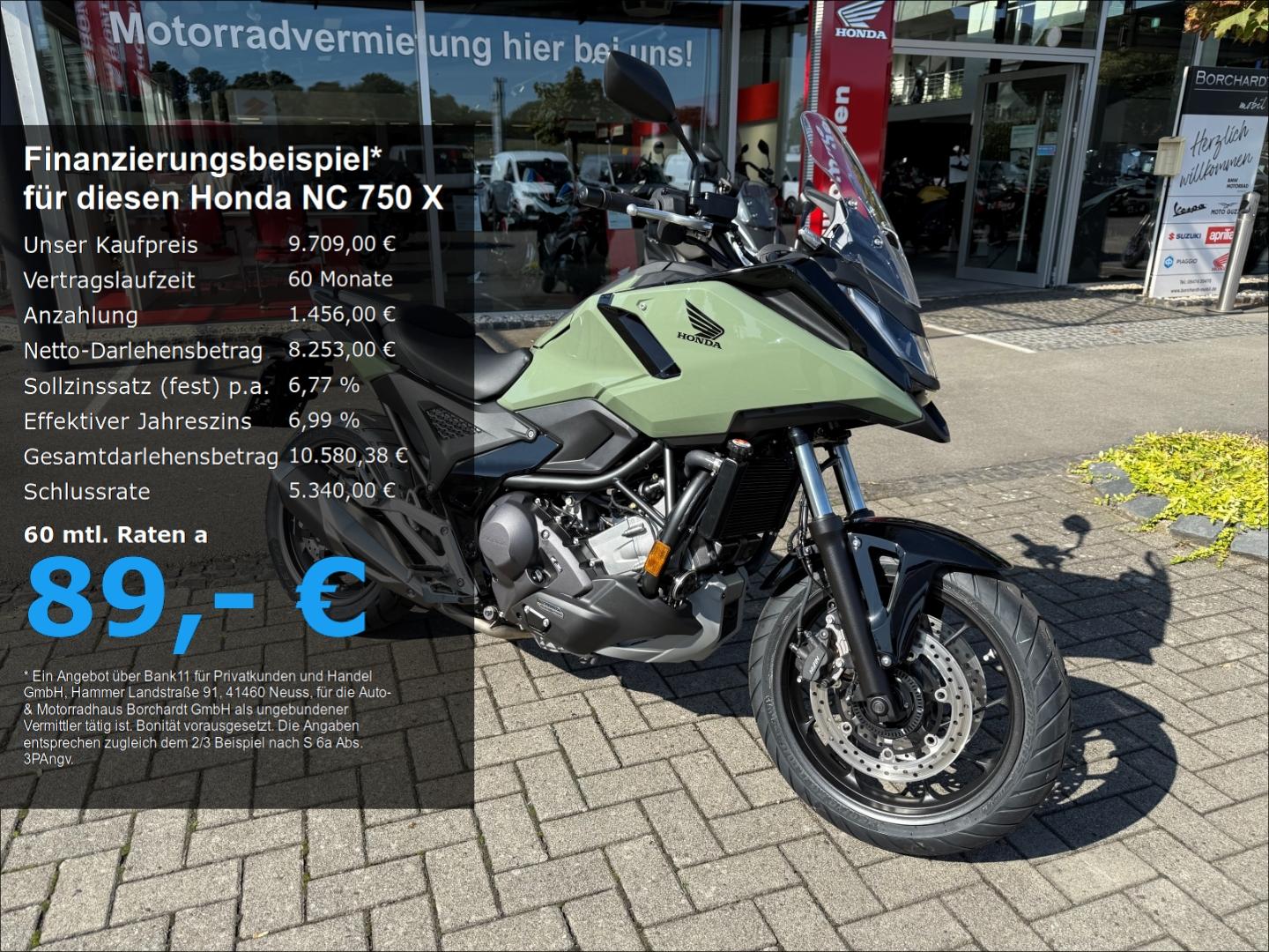 Honda NC 750 X *DCT*Mod.2026*6 Jahre Garantie*58PS*Grü