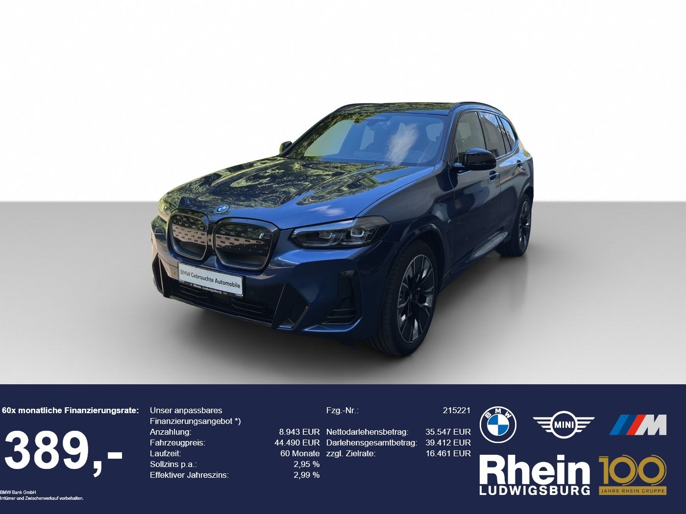 BMW iX3 H&K Klima Komf HeadUp LED