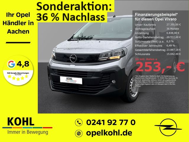 Opel Vivaro Kasten M 1.5 D 120 PS Rückfahrk. SHZ AHK