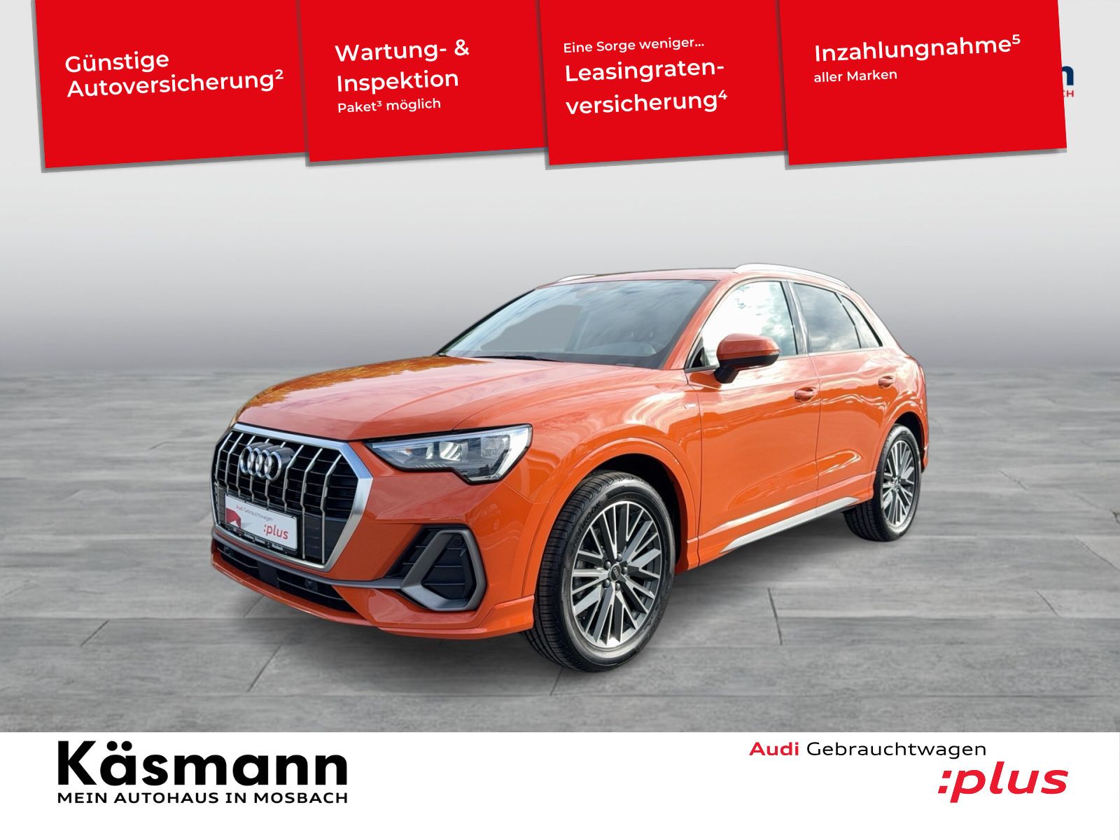 Audi Q3 S line 35TFSI AHK KAM NAV ACC SHZ