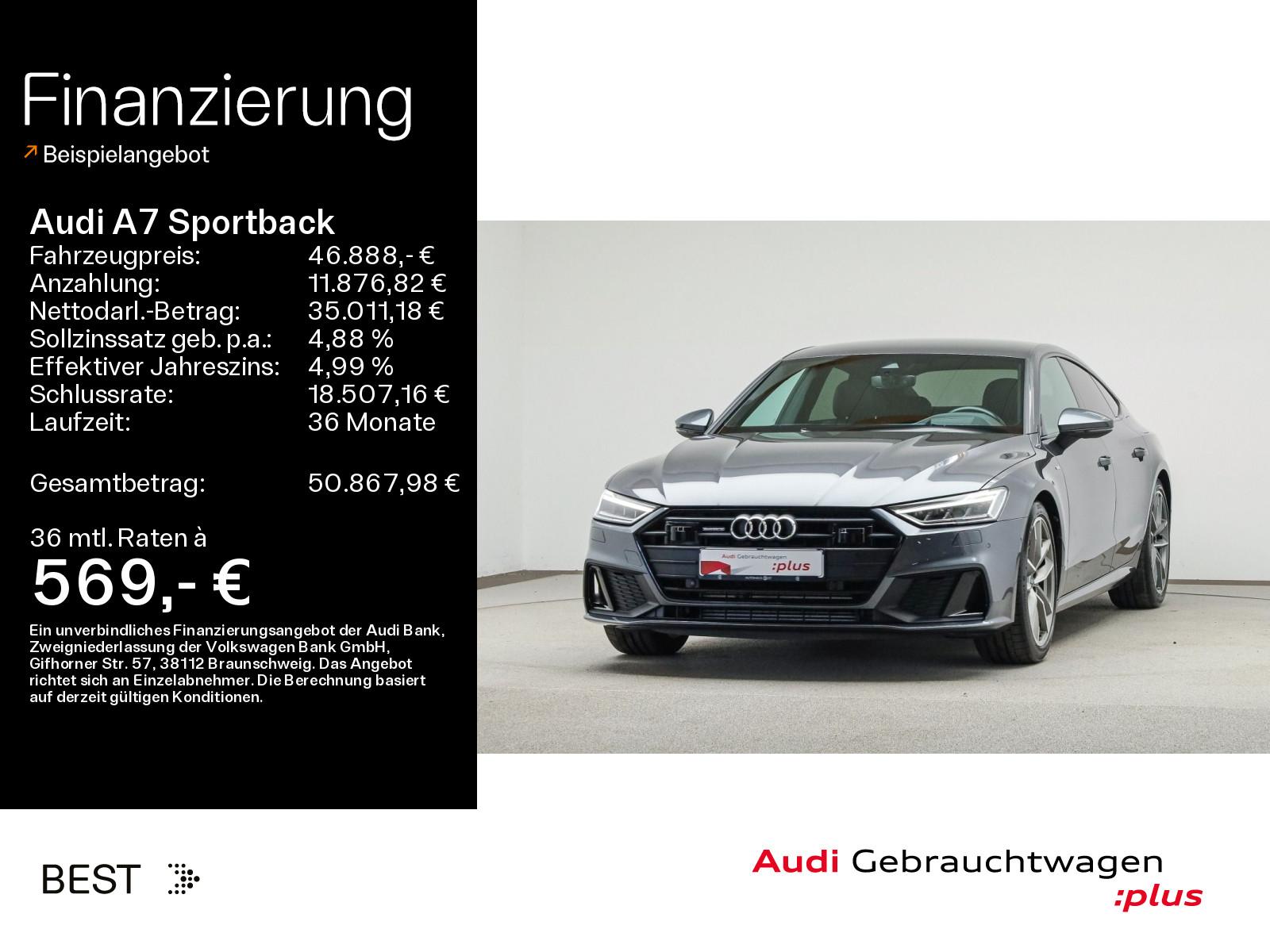 Audi A7 Sportback 50 TFSI e 2 x S line*Tour*AHK*HUD