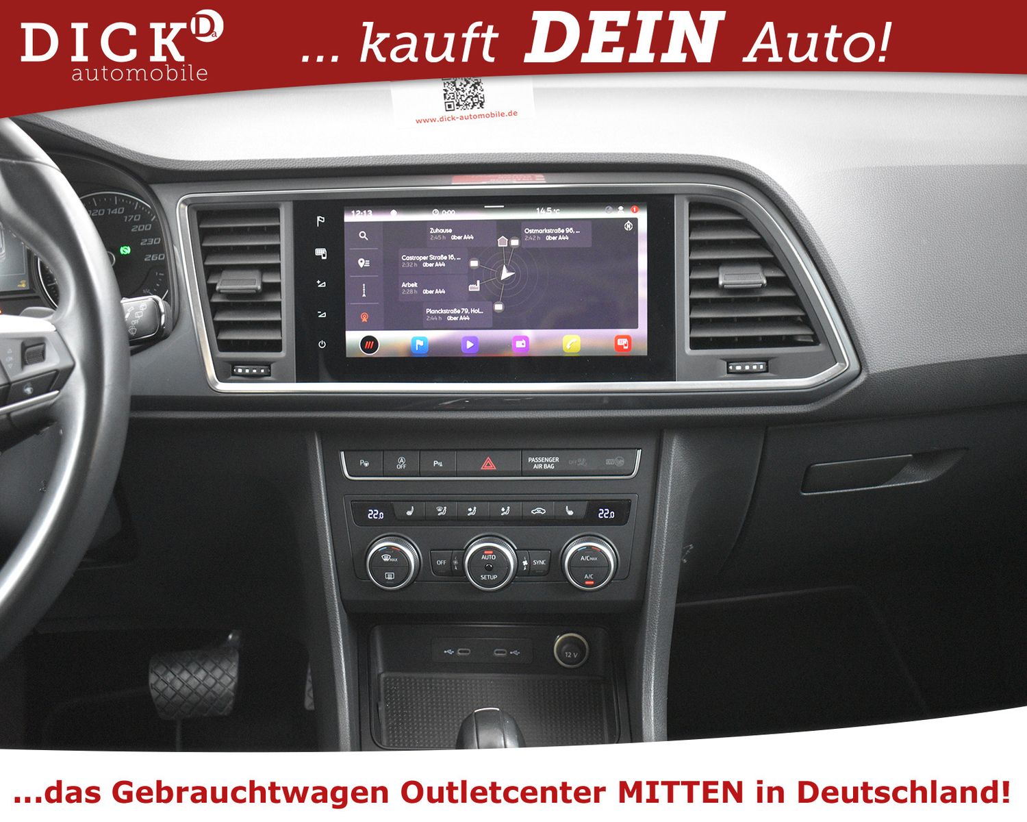 Fahrzeugabbildung SEAT Ateca 2.0d DSG Style NAVI+LEDER+SHZ+LED+APPL+DAB