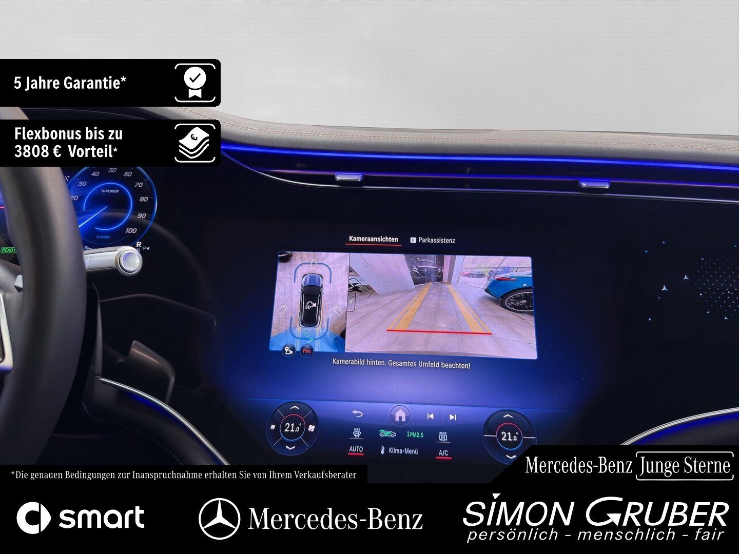 Fahrzeugabbildung Mercedes-Benz EQS 450 4M SUV Pano Hyper AHK Mod 2026 118kwh