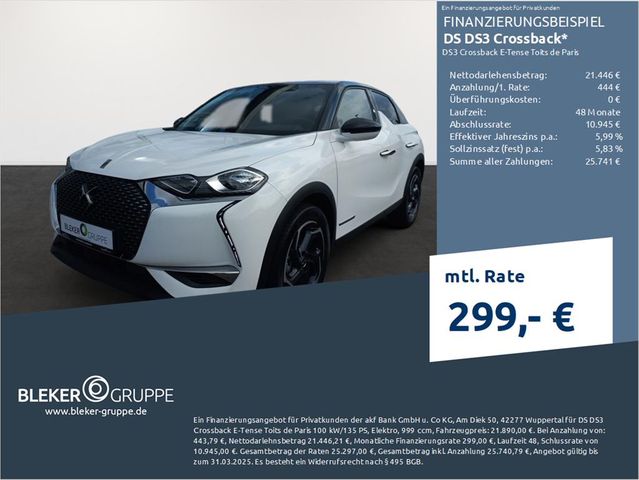 DS Automobiles DS3 Crossback E-Tense Toits de Paris