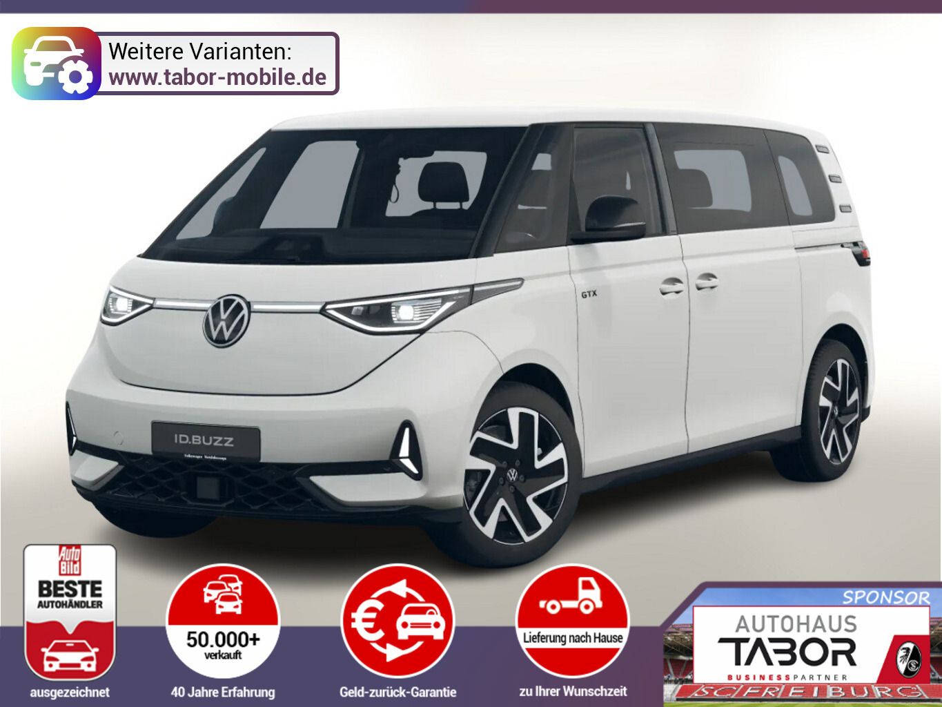 Volkswagen ID.Buzz 86kWh 4M GTX LR 7S Pano AHK UVP-17%*