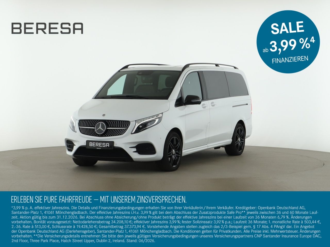 MERCEDES-BENZ V 300 d Avantgarde Edition Lang 4M AMG Airmatic