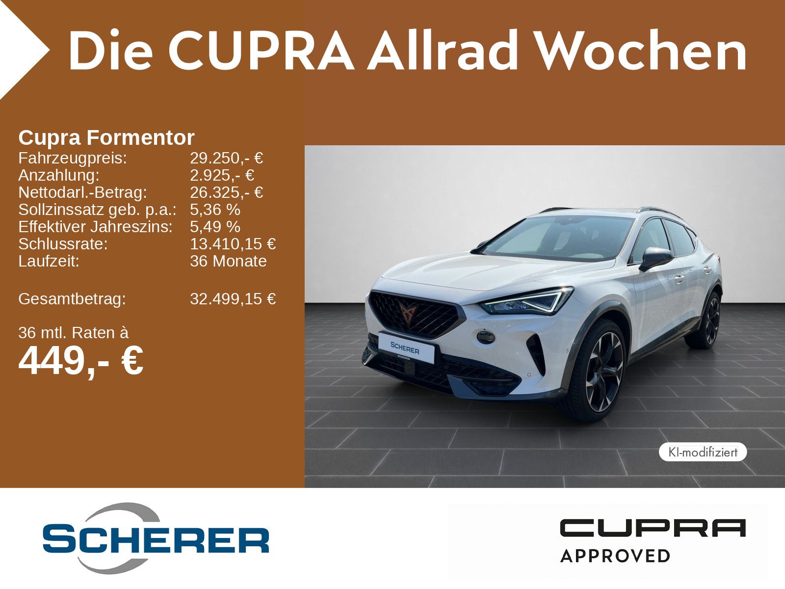 Cupra Formentor VZ 2.0 TSI RFK*EPH*KESSY*CARPLAY uvm..